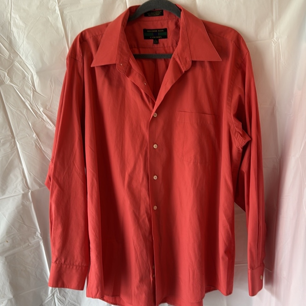 Alexander Julian Coral Button-Up Shirt‎ men’s size large